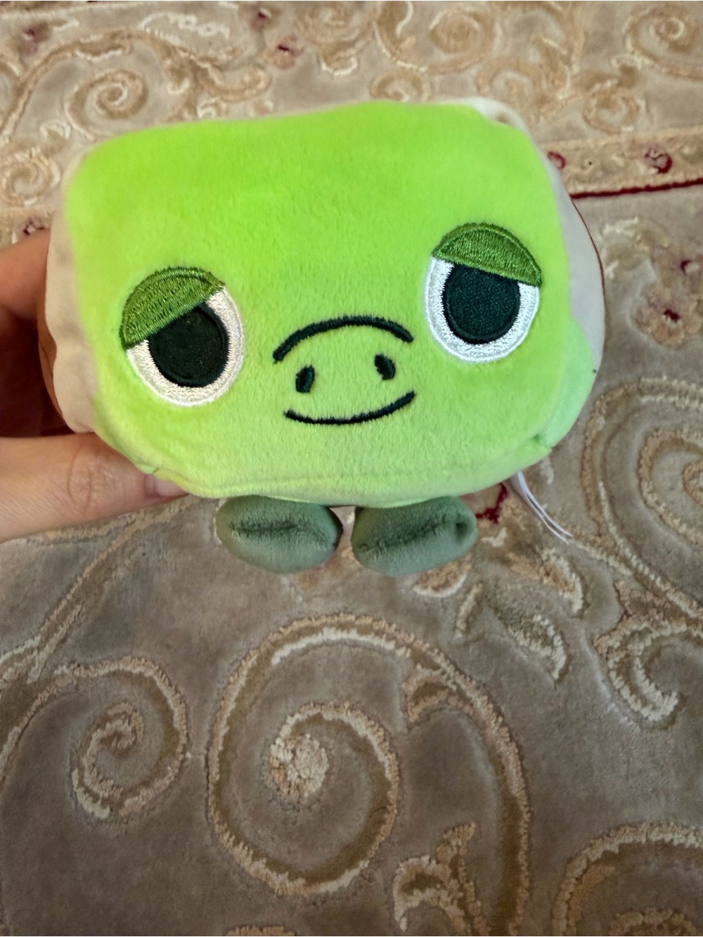 Pet simulator Plush Green Turtle Small Toy with Soft Fabric